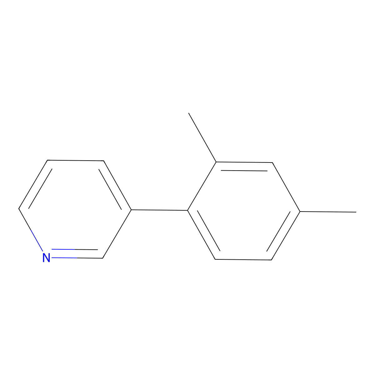 3-(2,4-Dimethylphenyl)pyridine molecular structure, CAS 69299-55-4