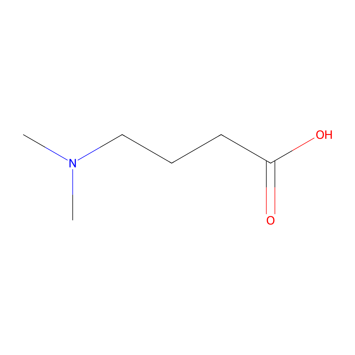 4-(Dimethylamino)butyric acid molecular structure, CAS 693-11-8