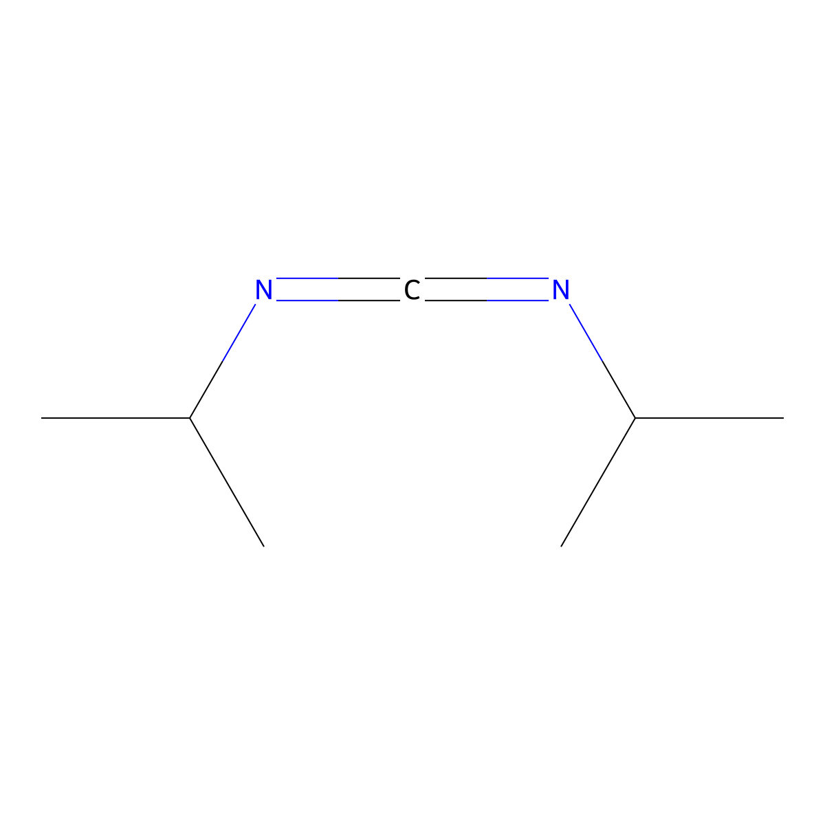 Diisopropylcarbodiimide molecular structure, CAS 693-13-0