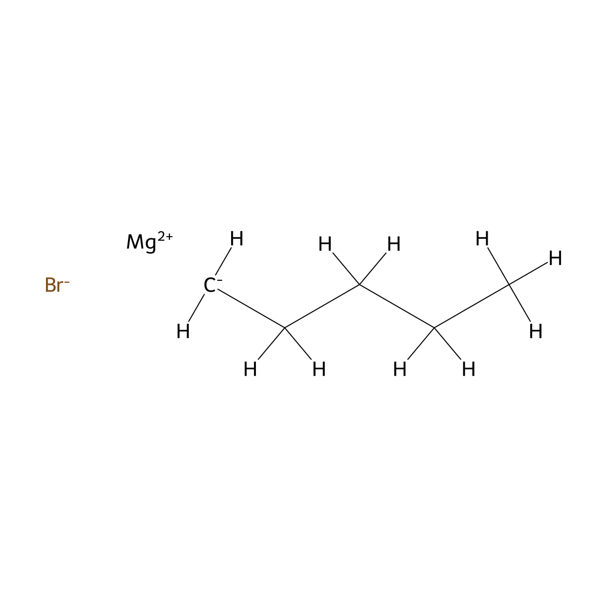 Magnesium, bromopentyl- molecular structure, CAS 693-25-4