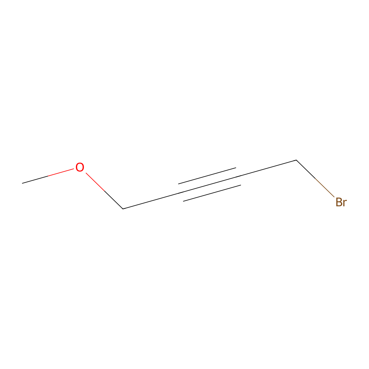 1-Bromo-4-methoxybut-2-yne molecular structure, CAS 693-26-5