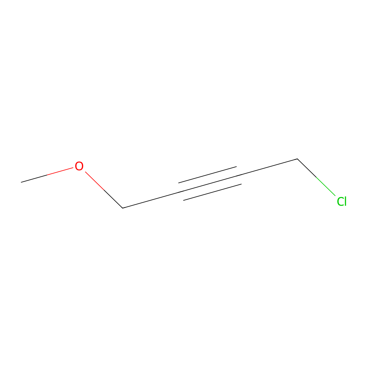 1-Chloro-4-methoxybut-2-yne molecular structure, CAS 693-27-6