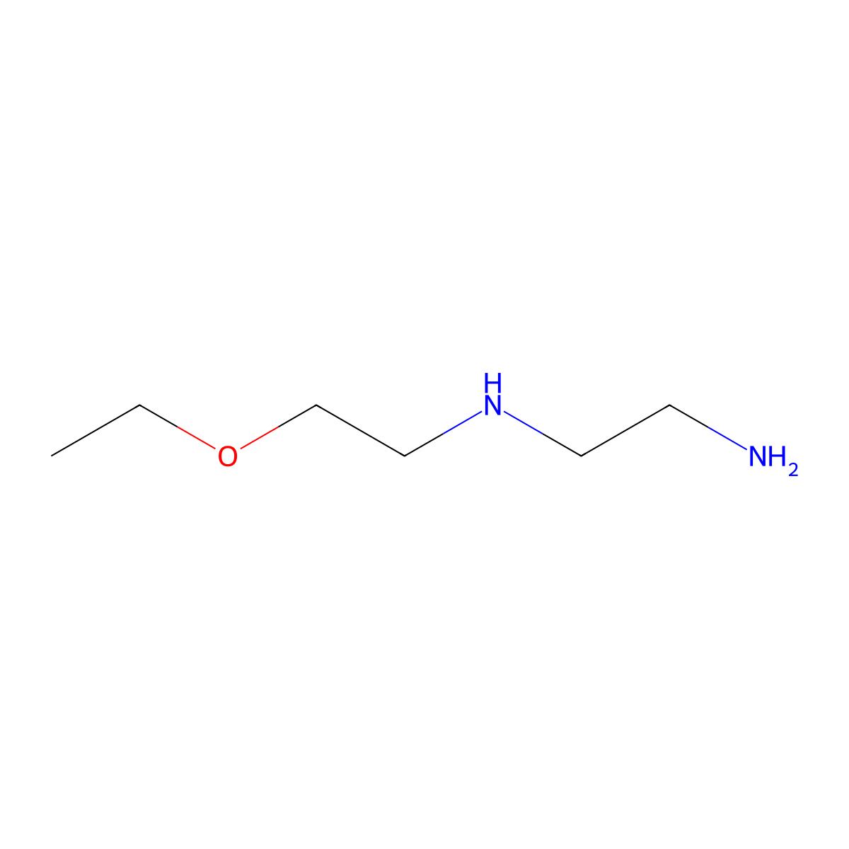 (2-Aminoethyl)(2-ethoxyethyl)amine molecular structure, CAS 693-49-2