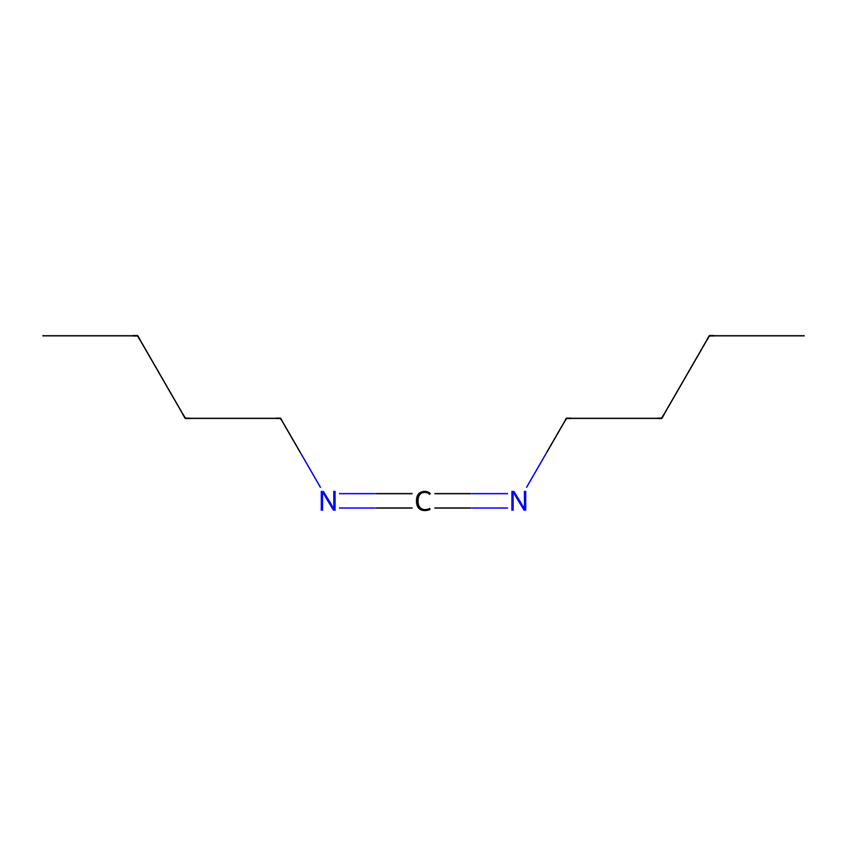 Di-n-butyl carbodiimide molecular structure, CAS 693-64-1