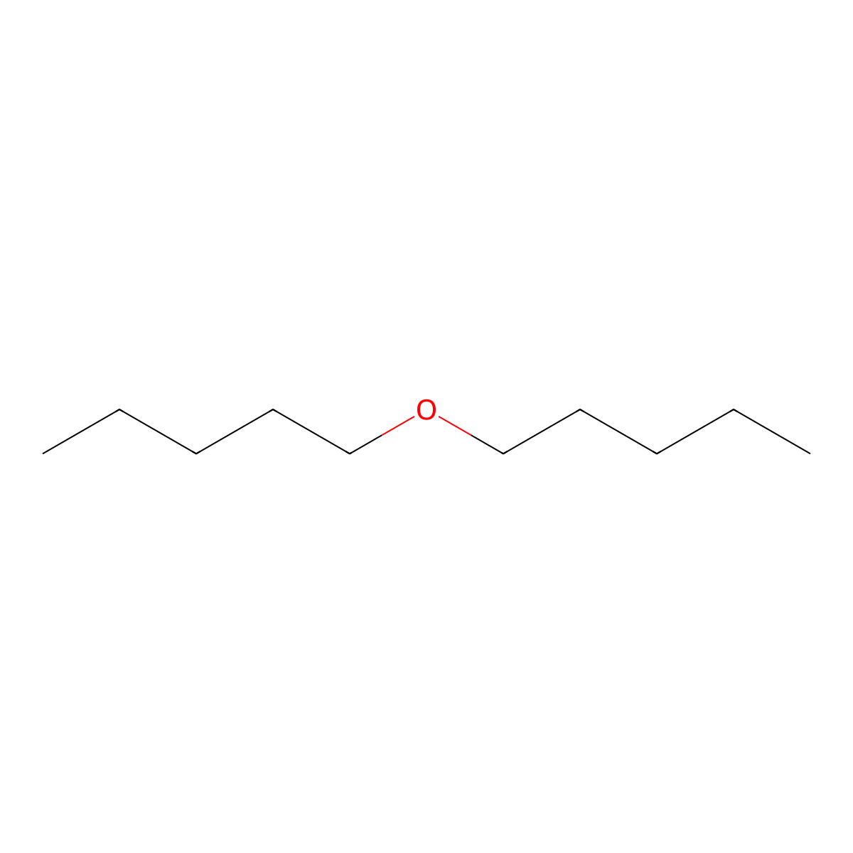 Pentyl ether molecular structure, CAS 693-65-2