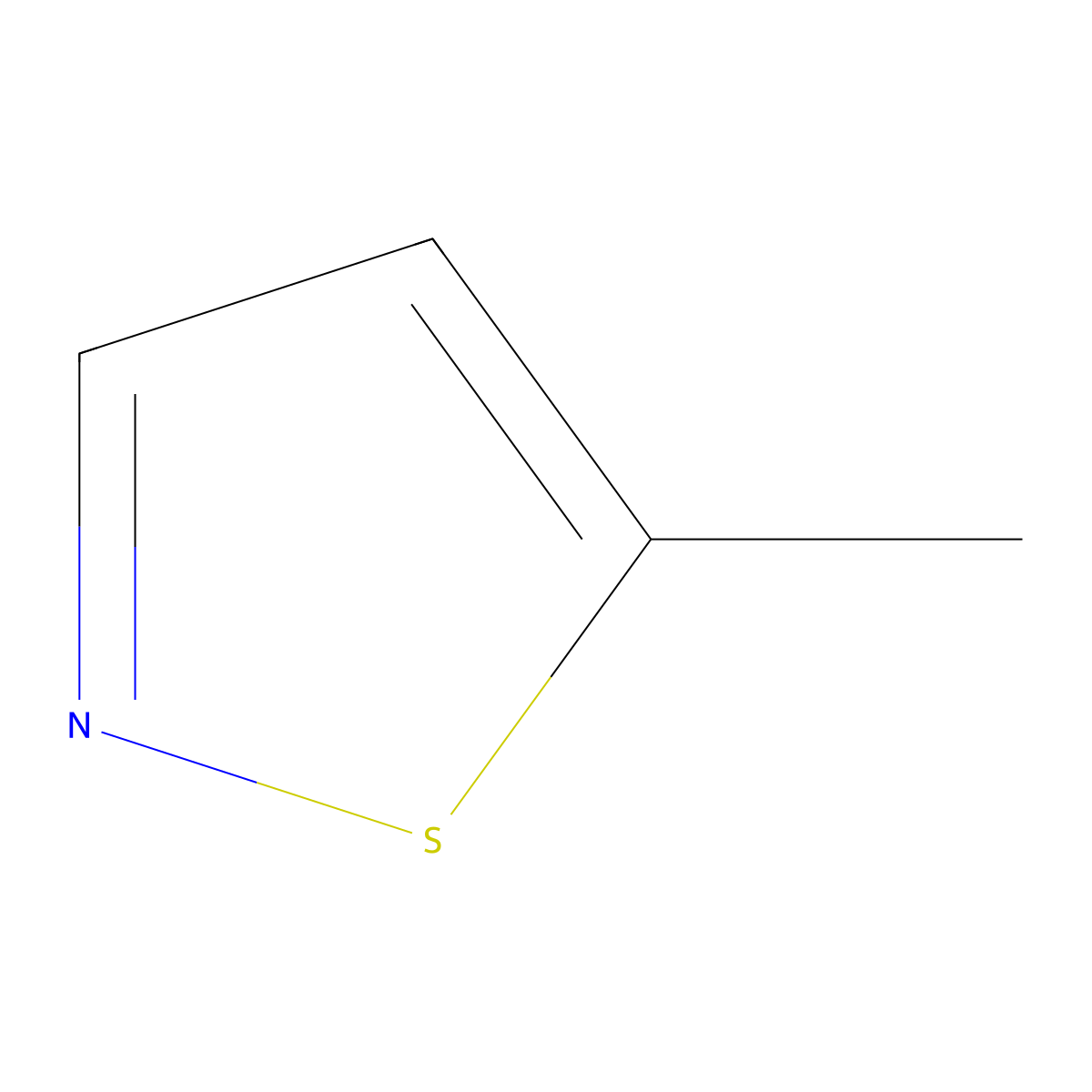 5-Methylisothiazole molecular structure, CAS 693-97-0
