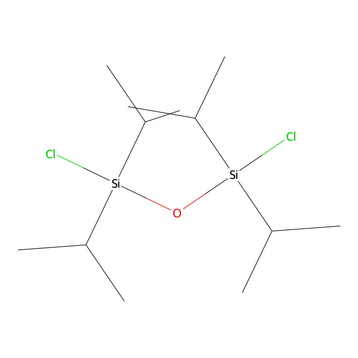 1,3-Dichlorotetraisopropyldisiloxane molecular structure, CAS 69304-37-6