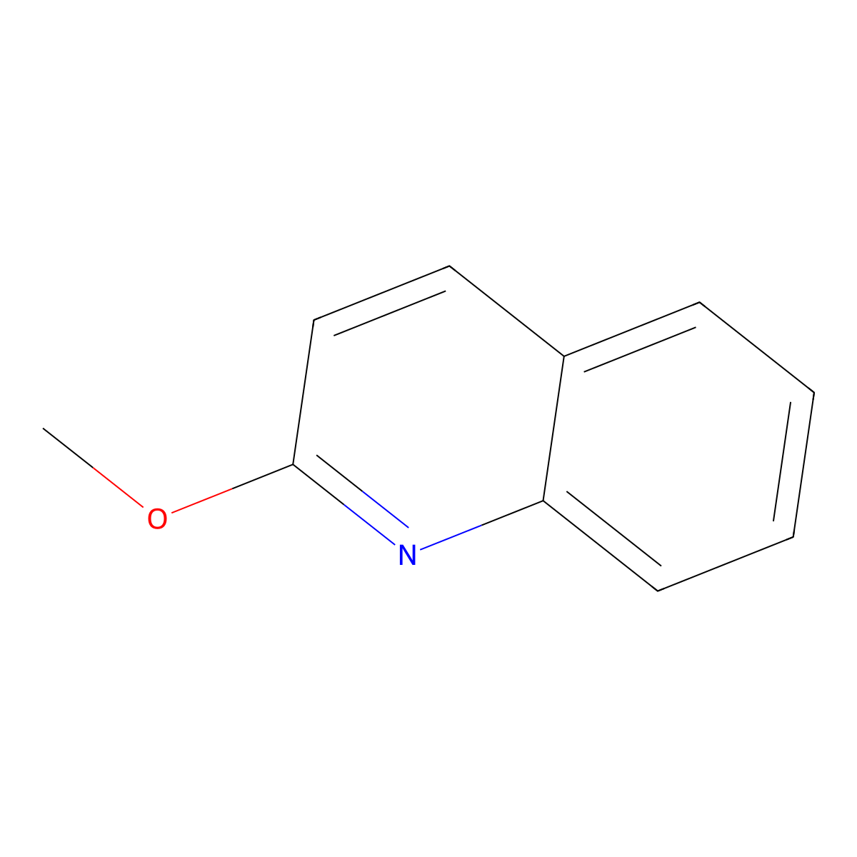 2-Methoxyquinoline molecular structure, CAS 6931-16-4