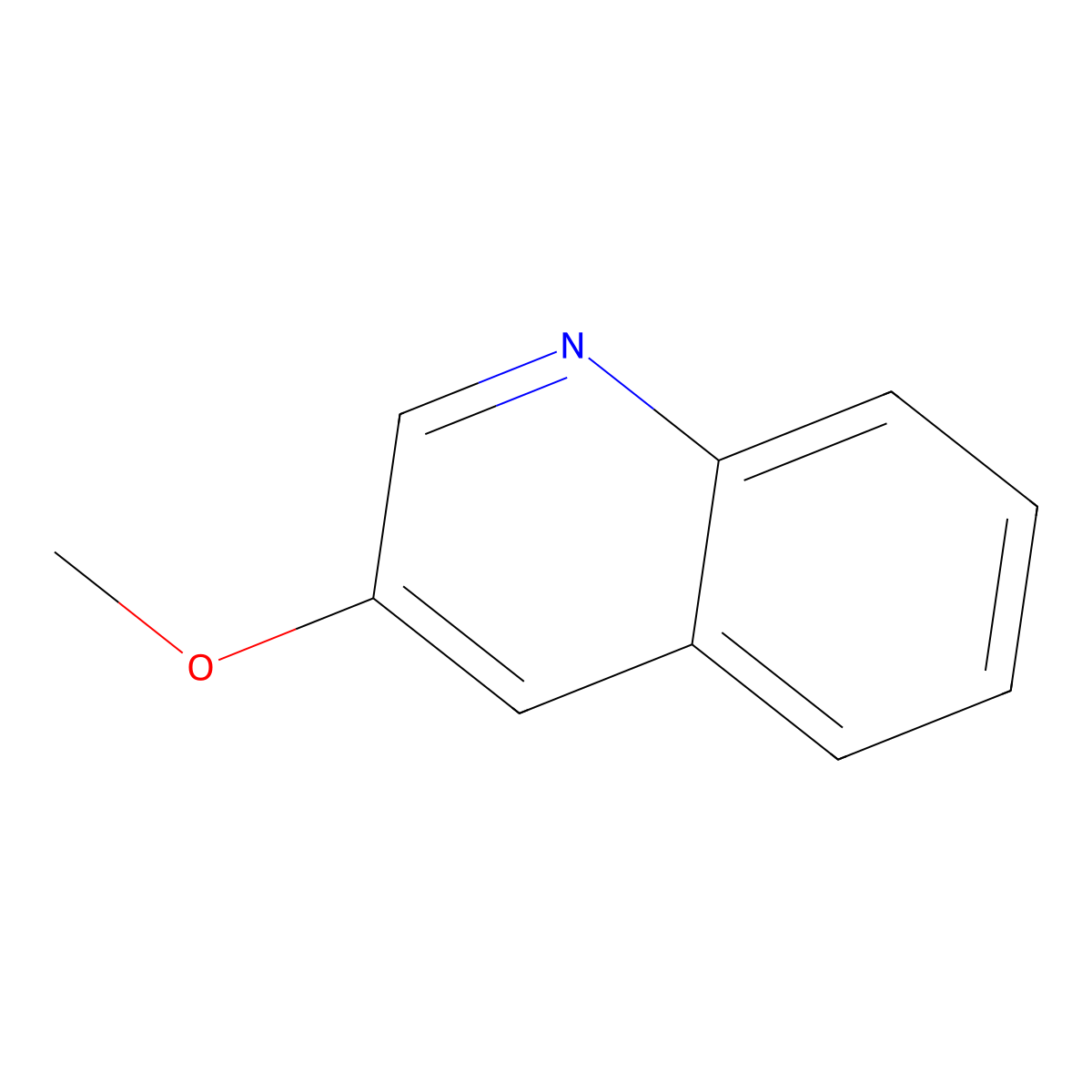 3-Methoxyquinoline molecular structure, CAS 6931-17-5