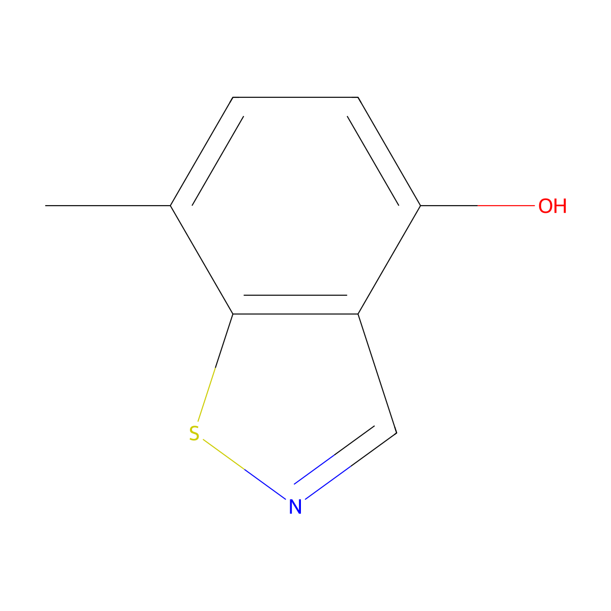 7-Methylbenzo[d]isothiazol-4-ol molecular structure, CAS 693220-44-9