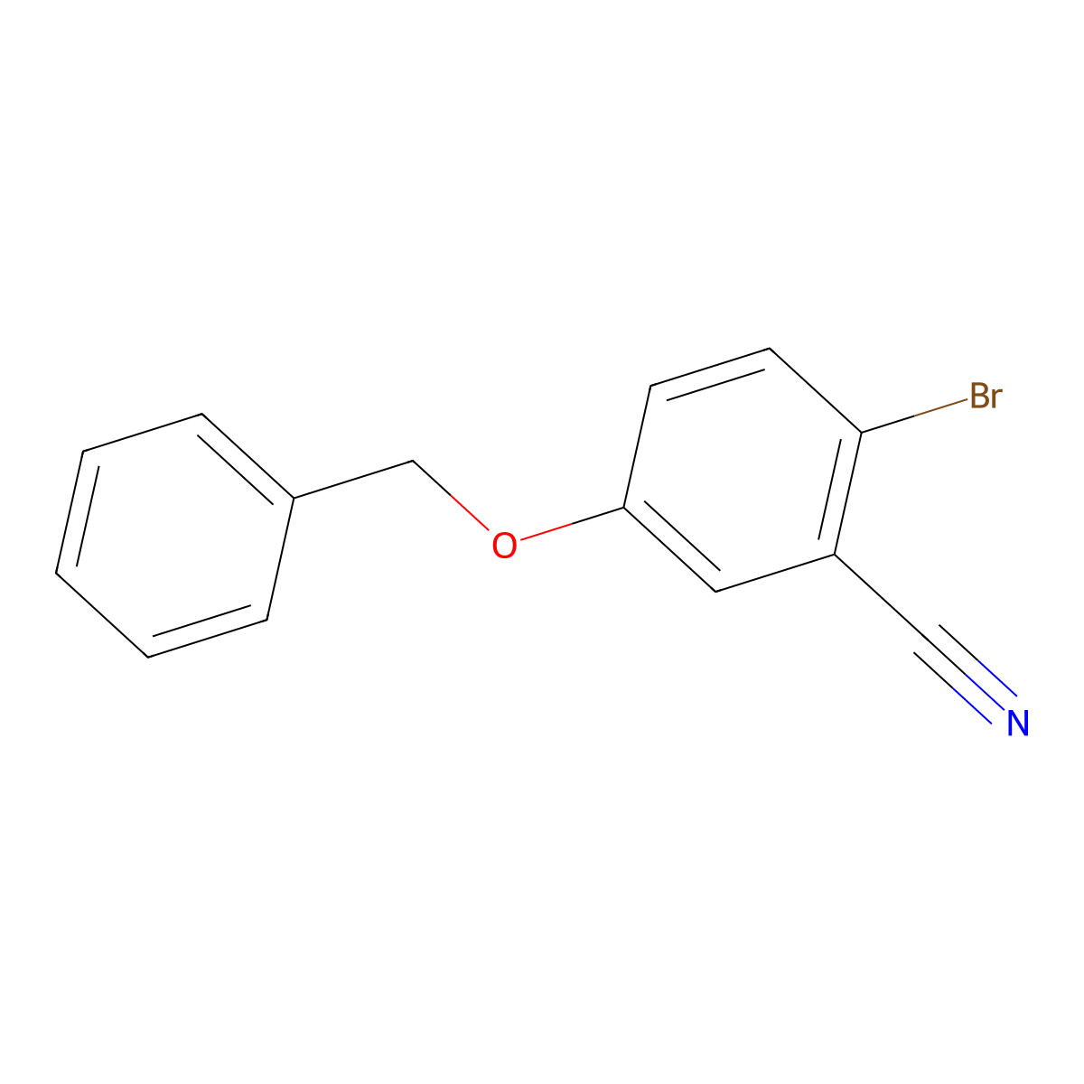 5-(Benzyloxy)-2-bromobenzonitrile molecular structure, CAS 693232-07-4