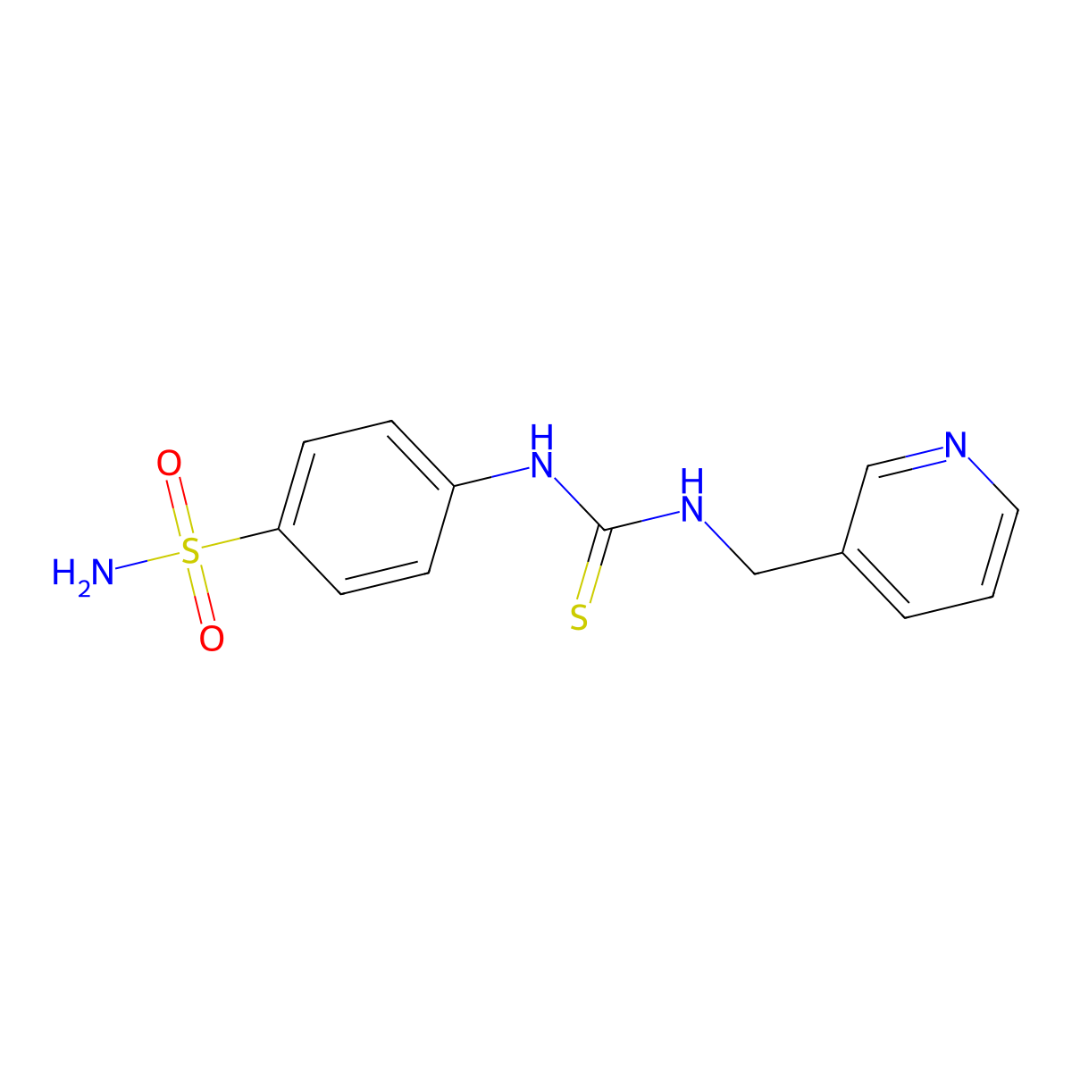 1-(Pyridin-3-ylmethyl)-3-(4-sulfamoylphenyl)thiourea molecular structure, CAS 693232-82-5