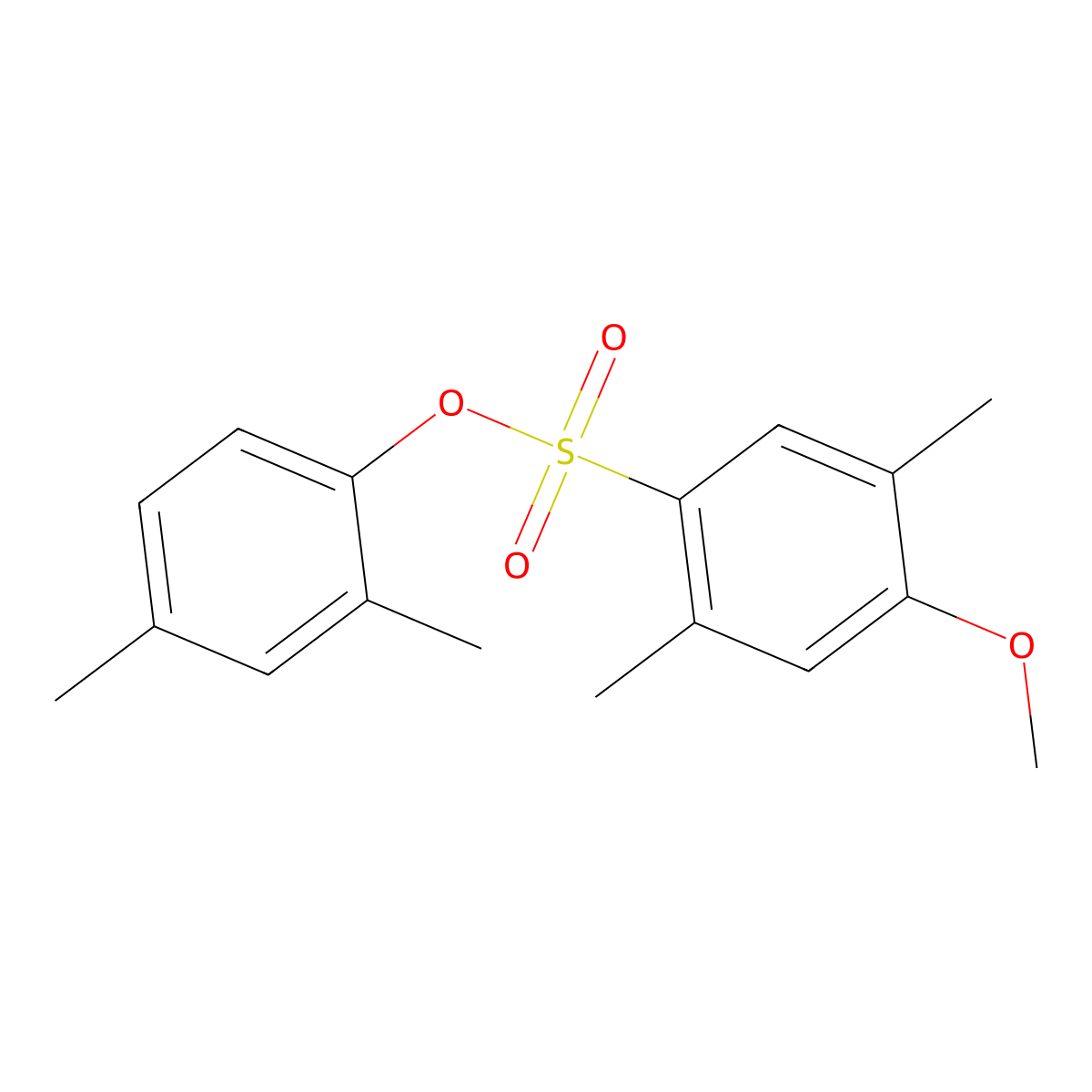 2,4-Dimethylphenyl 4-methoxy-2,5-dimethylbenzenesulfonate molecular structure, CAS 693238-54-9