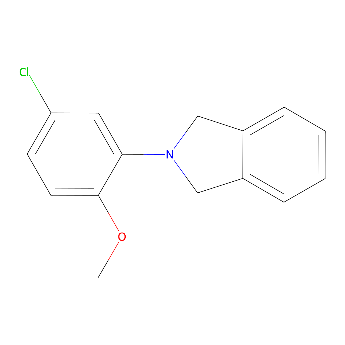 2-(5-Chloro-2-methoxyphenyl)isoindoline molecular structure, CAS 693270-32-5