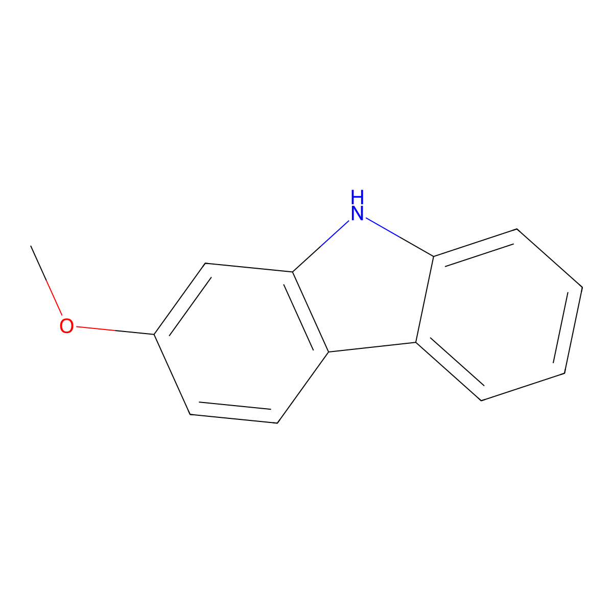 2-methoxy-9H-carbazole molecular structure, CAS 6933-49-9