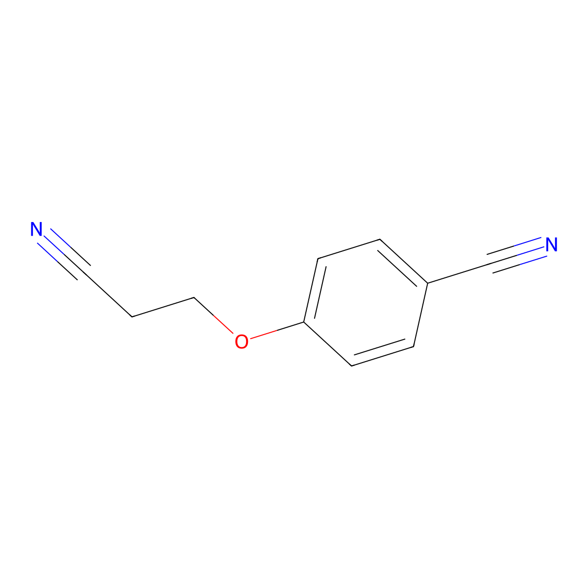 4-(2-Cyanoethoxy)benzonitrile molecular structure, CAS 69333-41-1