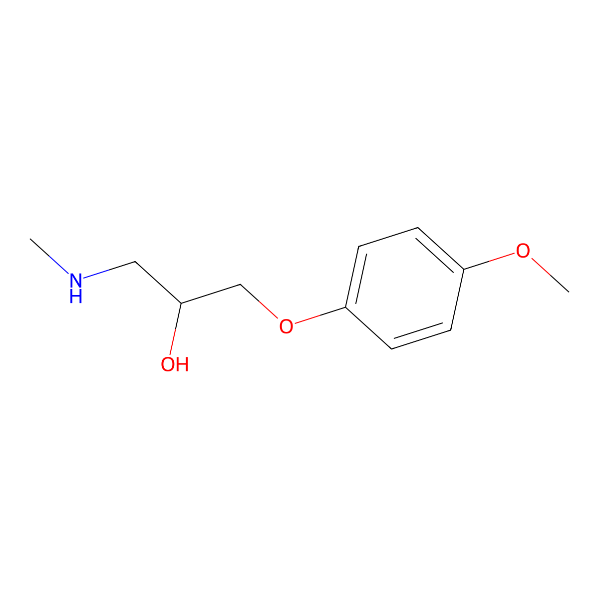 1-(4-Methoxyphenoxy)-3-(methylamino)propan-2-ol molecular structure, CAS 69336-80-7