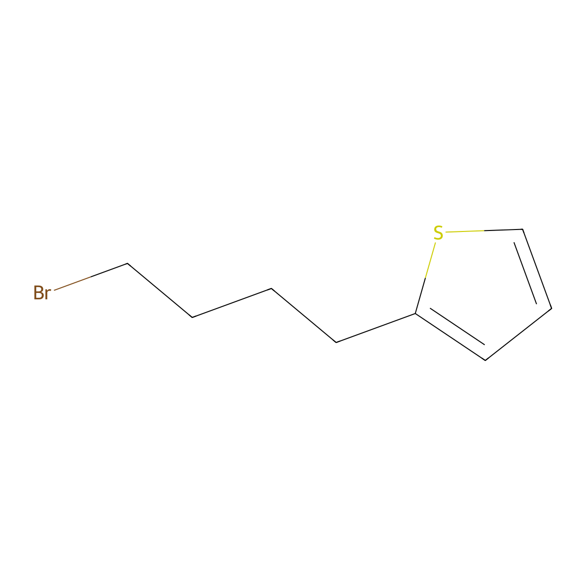 2-(4-Bromobutyl)-thiophene molecular structure, CAS 69340-26-7