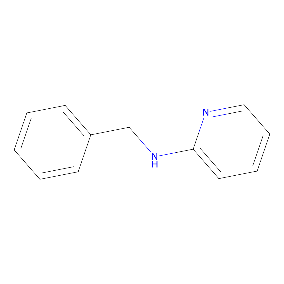 2-(Benzylamino)pyridine molecular structure, CAS 6935-27-9
