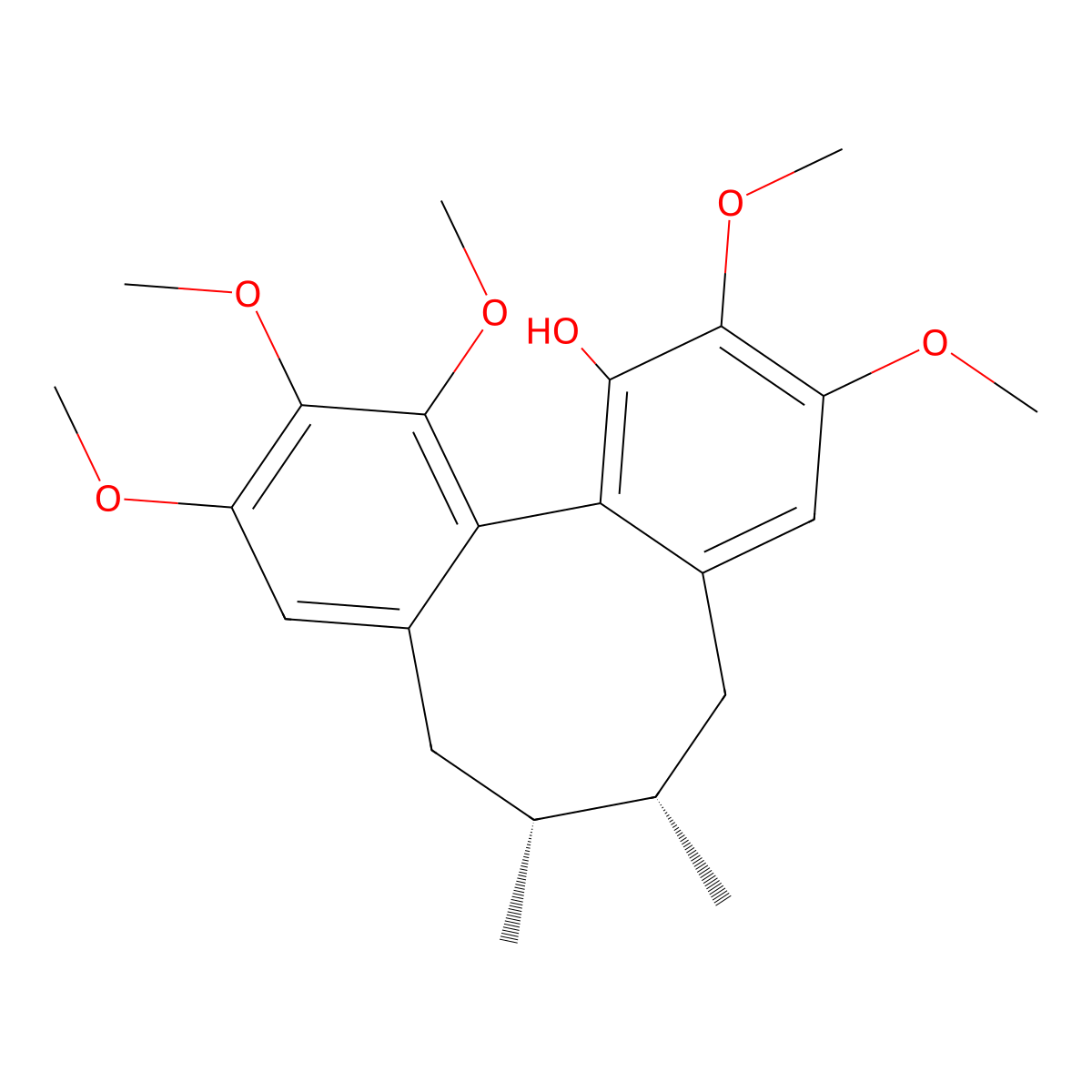 Schisanhenol molecular structure, CAS 69363-14-0