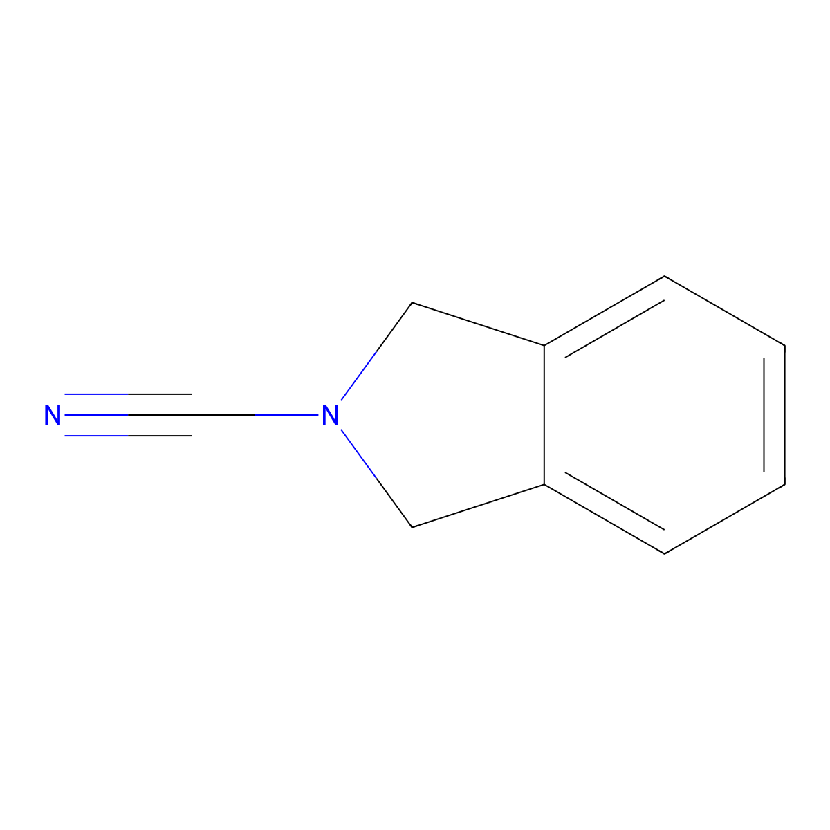 2,3-dihydro-1H-isoindole-2-carbonitrile molecular structure, CAS 69367-01-7