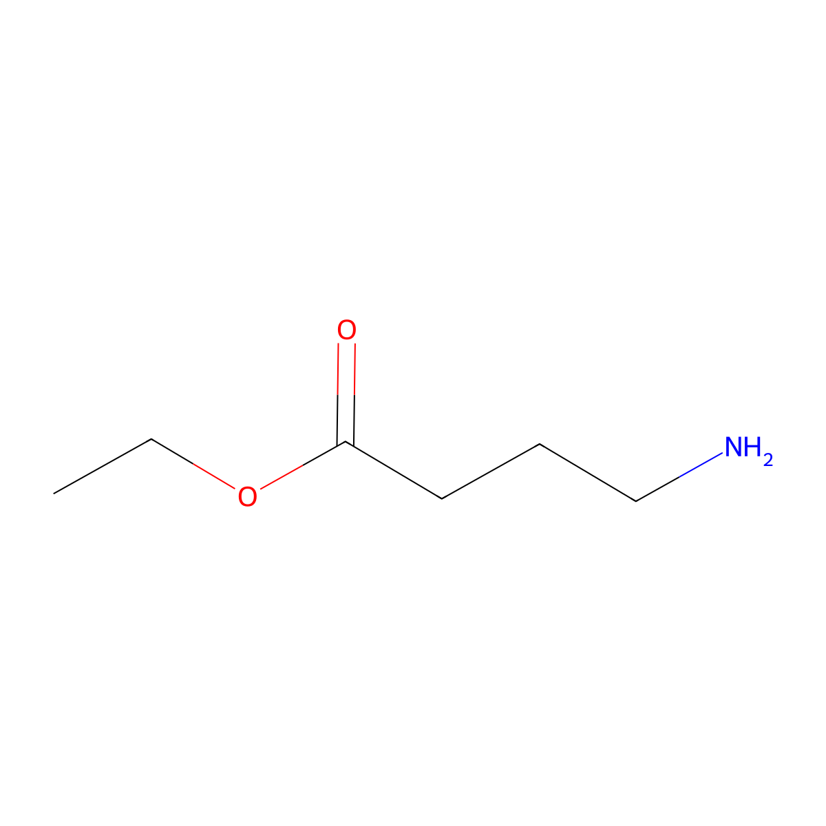 gamma-Aminobutyric acid ethyl ester molecular structure, CAS 6937-16-2
