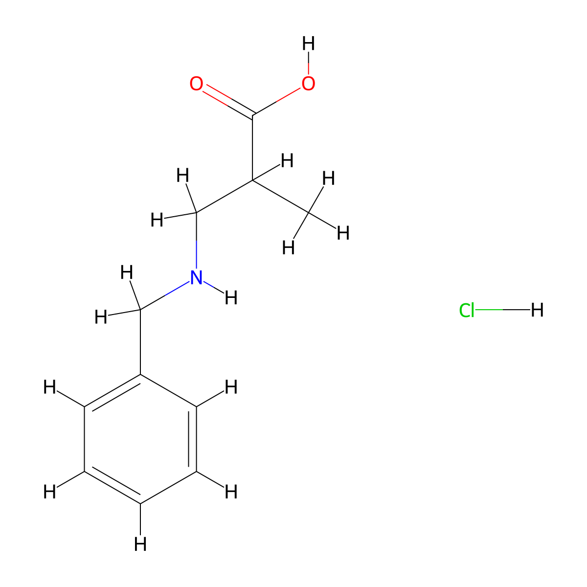 3-(Benzylamino)-2-methylpropanoic acid hydrochloride molecular structure, CAS 6937-60-6