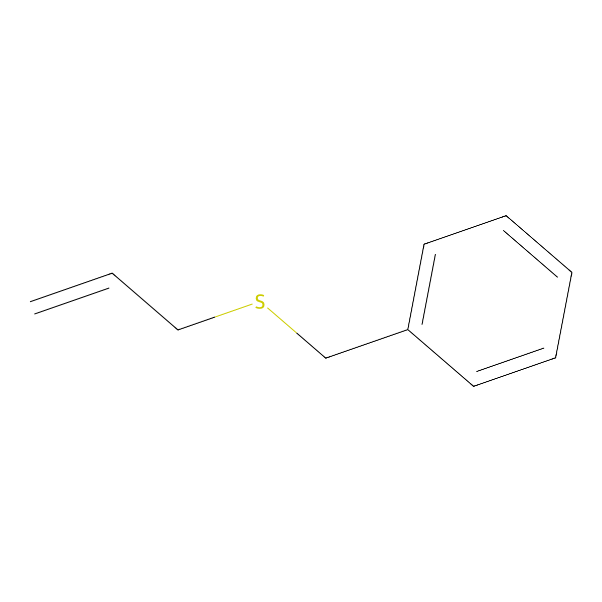 Allyl(benzyl)sulfide molecular structure, CAS 6937-97-9