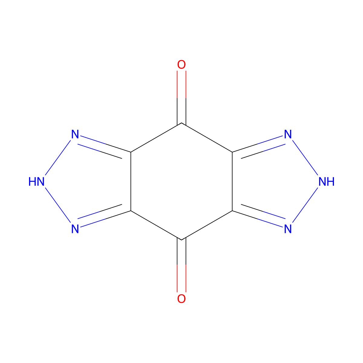2,6-Dihydrotriazolo[4,5-f]benzotriazole-4,8-dione molecular structure, CAS 69370-63-4