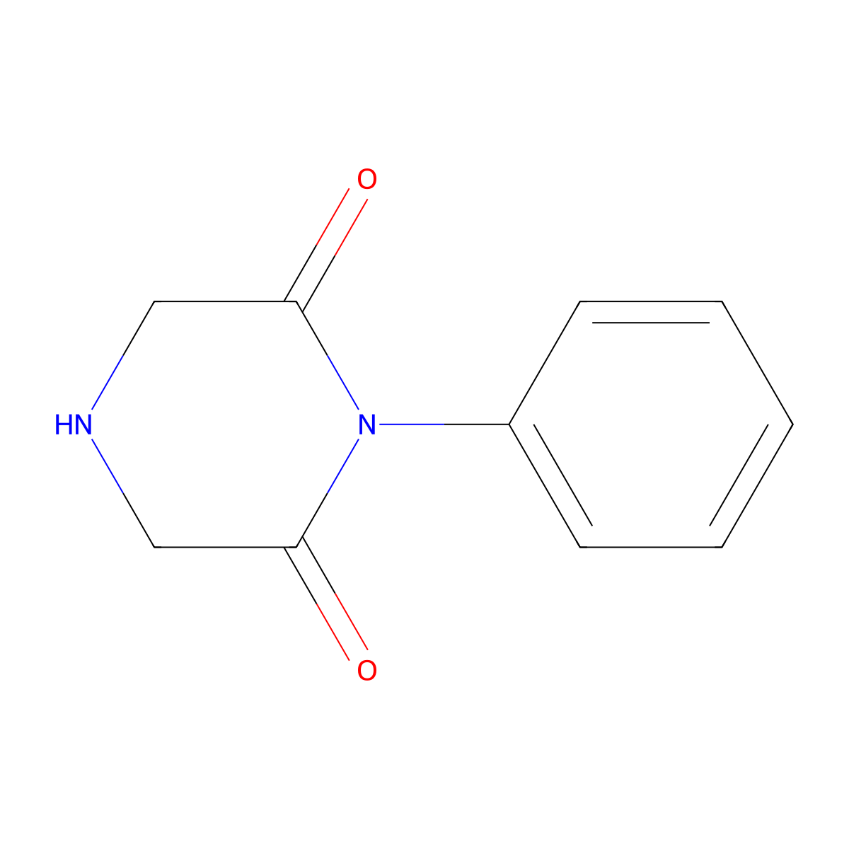 1-Phenylpiperazine-2,6-dione molecular structure, CAS 69370-98-5