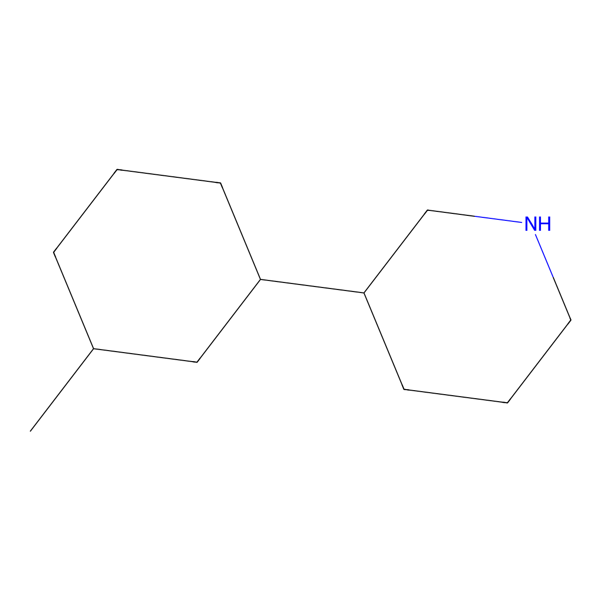 3-(3-Methylcyclohexyl)piperidine molecular structure, CAS 693772-85-9