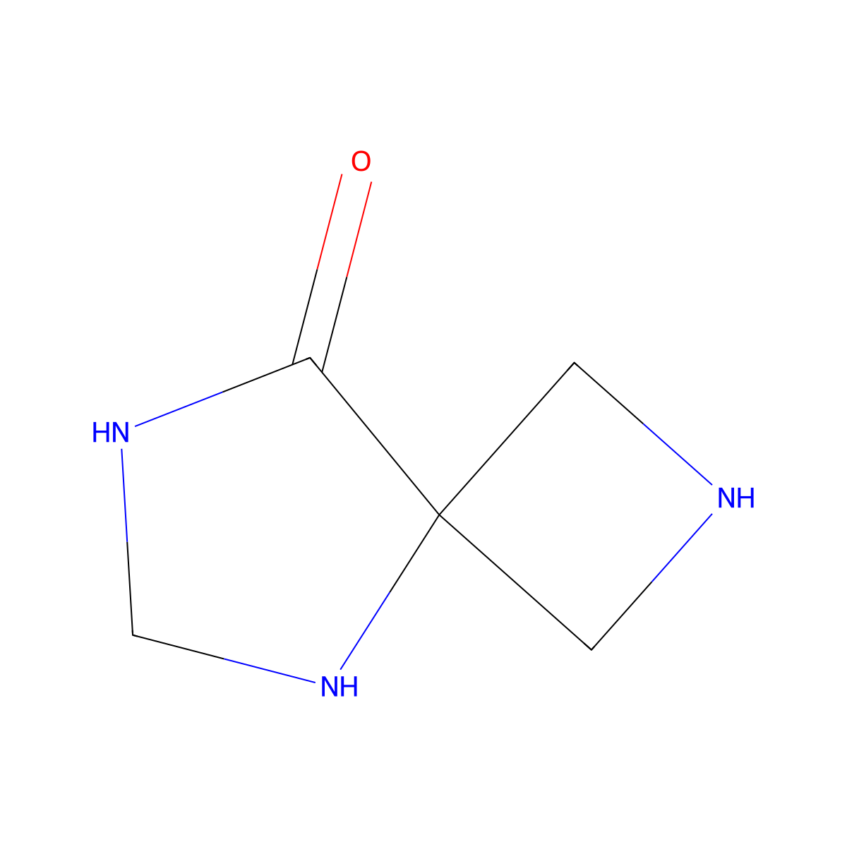 2,5,7-Triazaspiro[3.4]octan-8-one molecular structure, CAS 693773-35-2