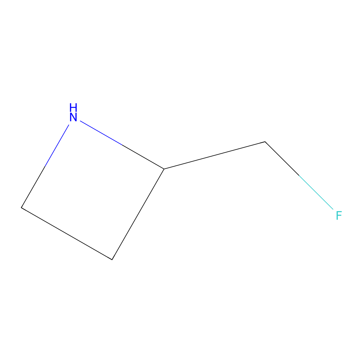 (2S)-2-(fluoromethyl)azetidine molecular structure, CAS 693774-47-9
