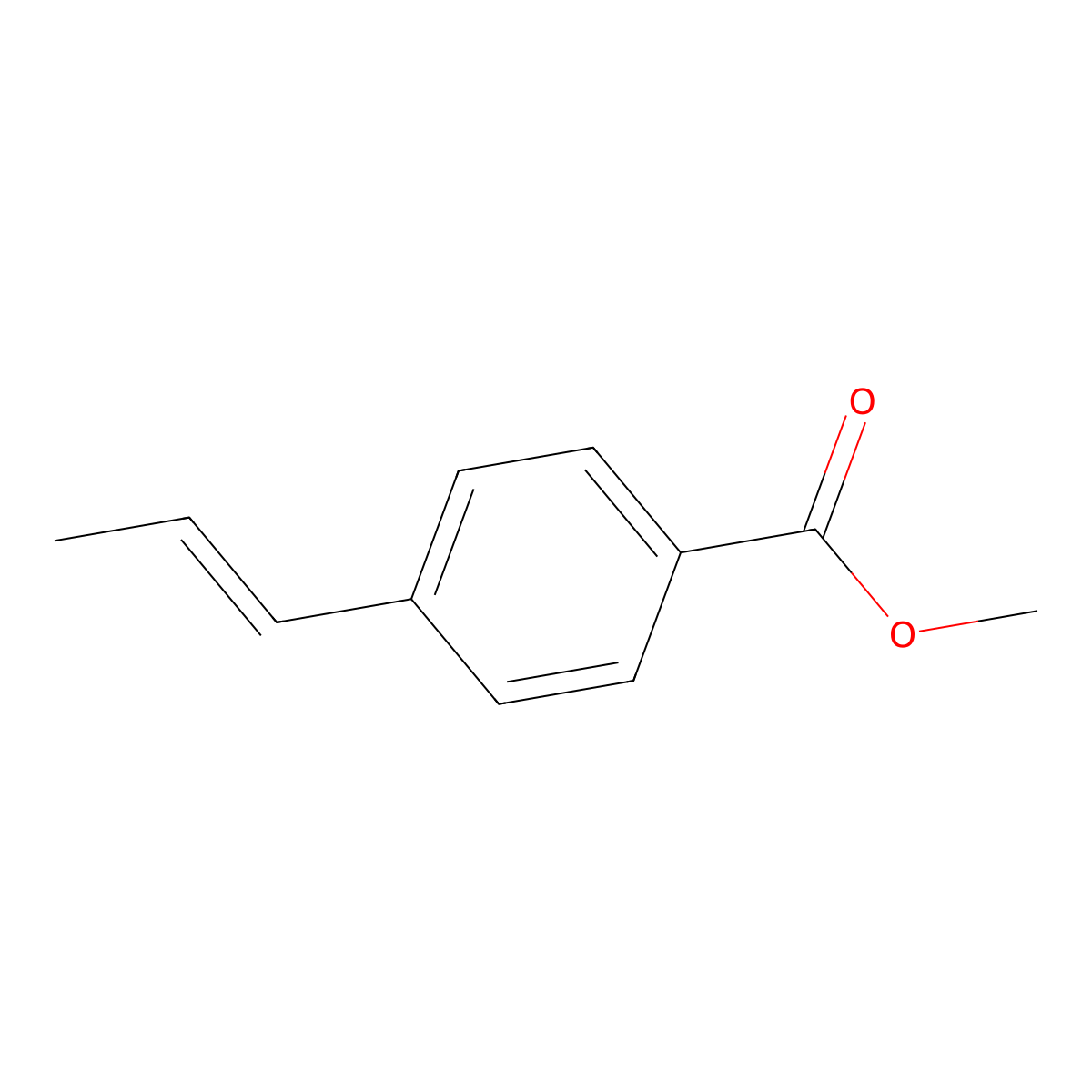 (E)-Methyl 4-(prop-1-en-1-yl)benzoate molecular structure, CAS 693789-63-8