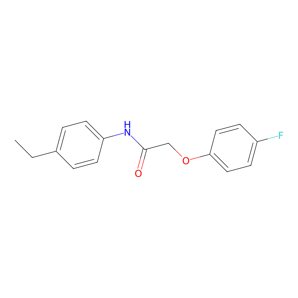 N-(4-ethylphenyl)-2-(4-fluorophenoxy)acetamide molecular structure, CAS 693798-15-1