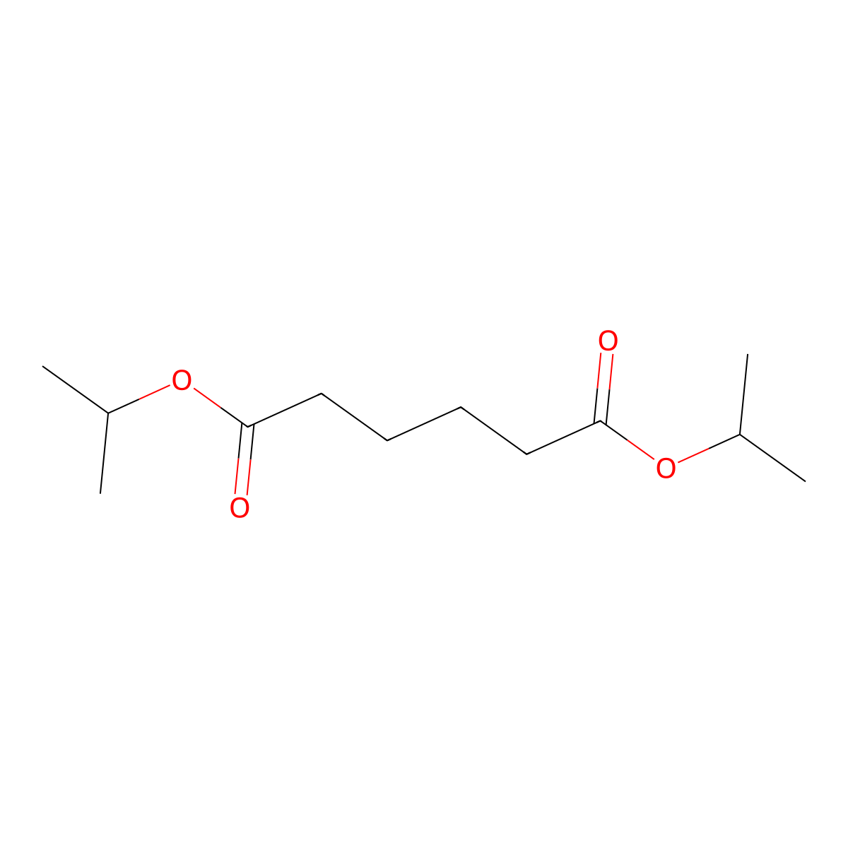 Diisopropyl Adipate molecular structure, CAS 6938-94-9