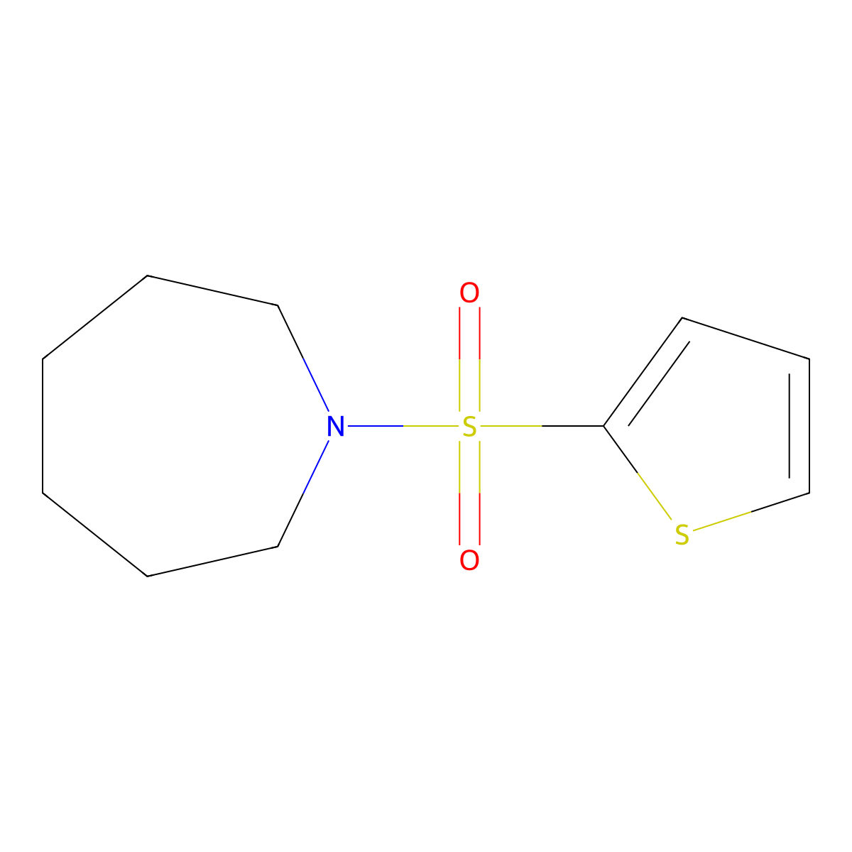 1-(2-Thienylsulfonyl)azepane molecular structure, CAS 693800-11-2