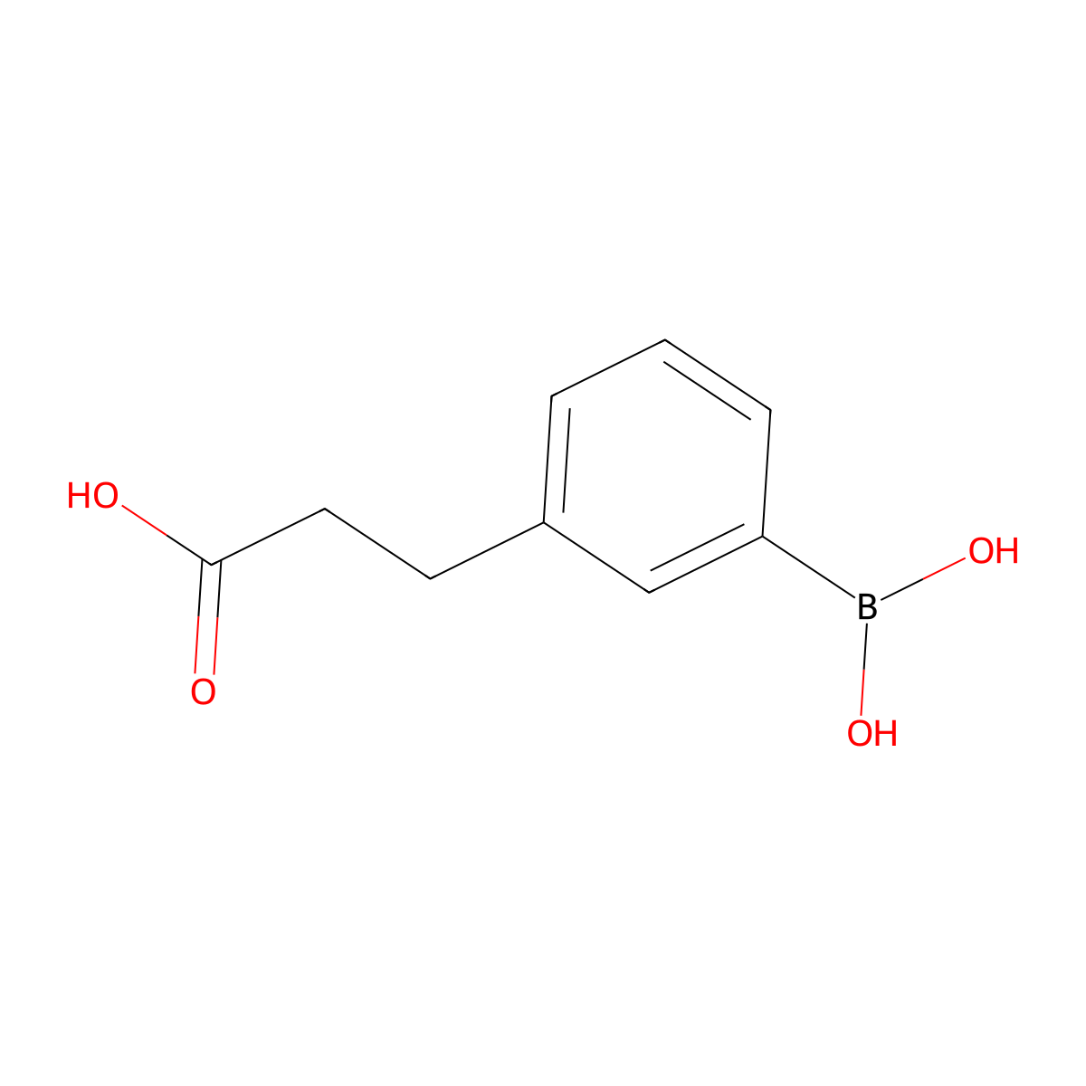 3-(2-Carboxyethyl)phenylboronic acid molecular structure, CAS 693803-17-7