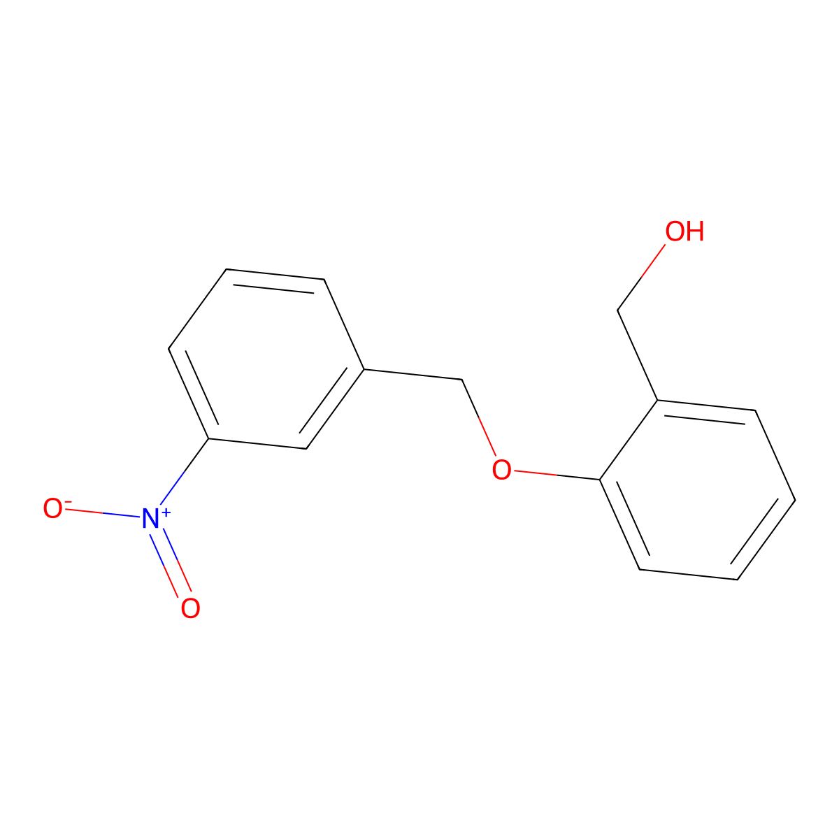 {2-[(3-Nitrobenzyl)oxy]phenyl}methanol molecular structure, CAS 693813-20-6