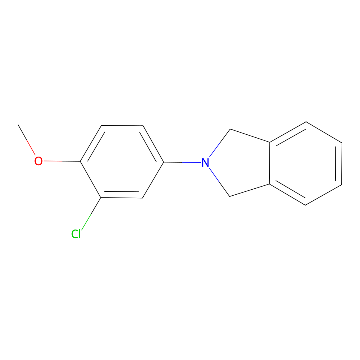 2-(3-Chloro-4-methoxyphenyl)-1,3-dihydroisoindole molecular structure, CAS 693819-94-2