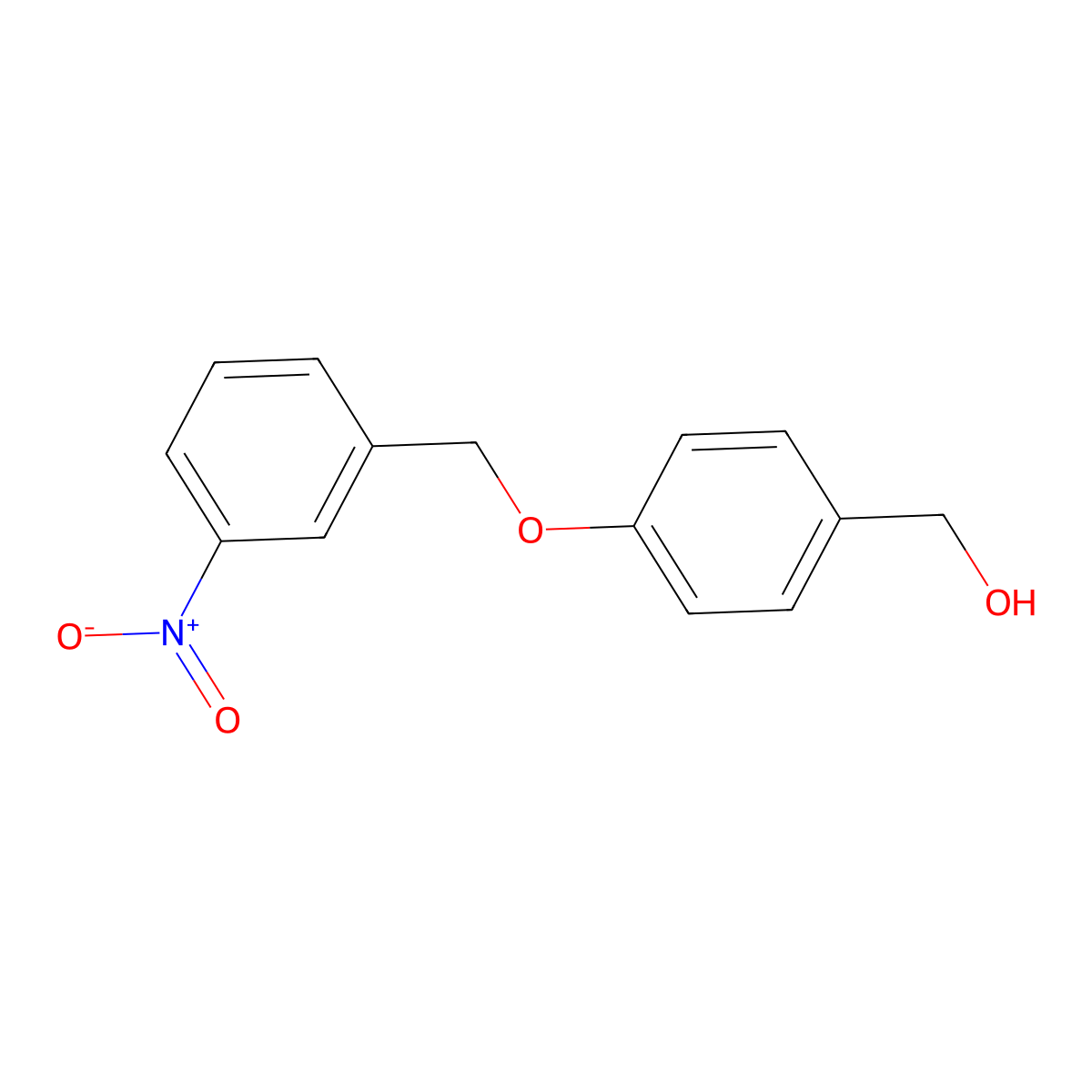 {4-[(3-Nitrobenzyl)oxy]phenyl}methanol molecular structure, CAS 693820-78-9