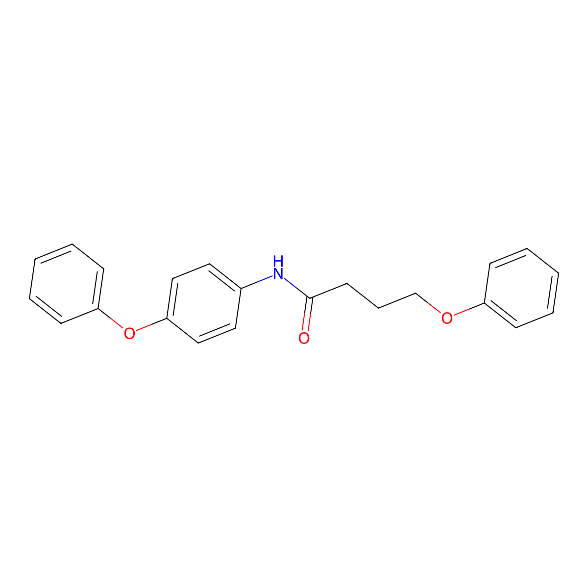 4-phenoxy-N-(4-phenoxyphenyl)butanamide molecular structure, CAS 693829-36-6