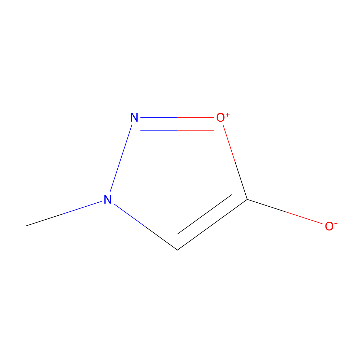 3-Methylsydnone molecular structure, CAS 6939-12-4