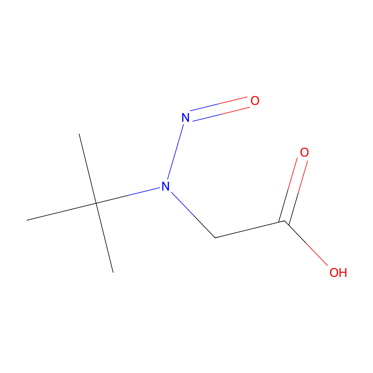 [Tert-butyl(nitroso)amino]acetic acid molecular structure, CAS 6939-24-8