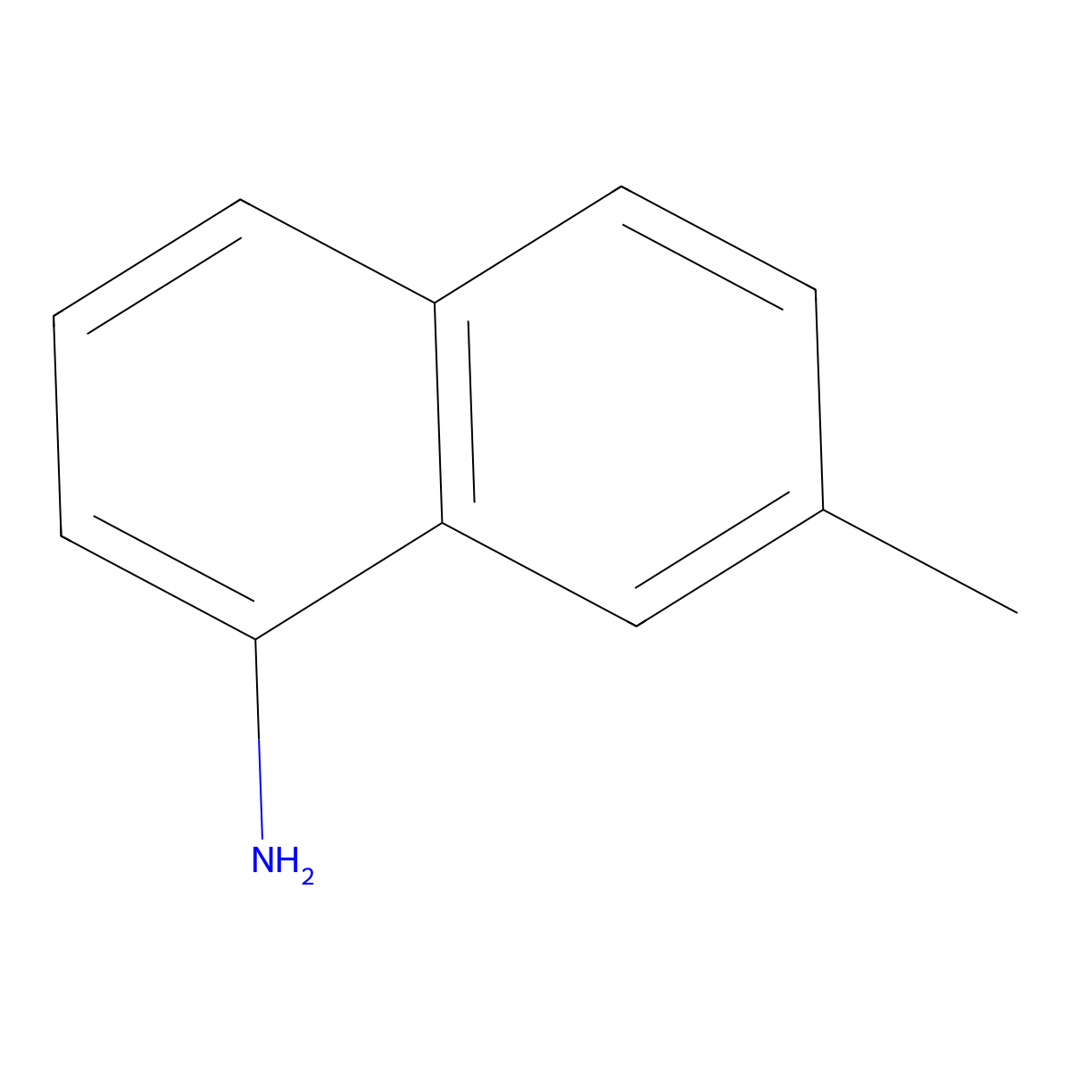 7-Methylnaphthalen-1-amine molecular structure, CAS 6939-34-0