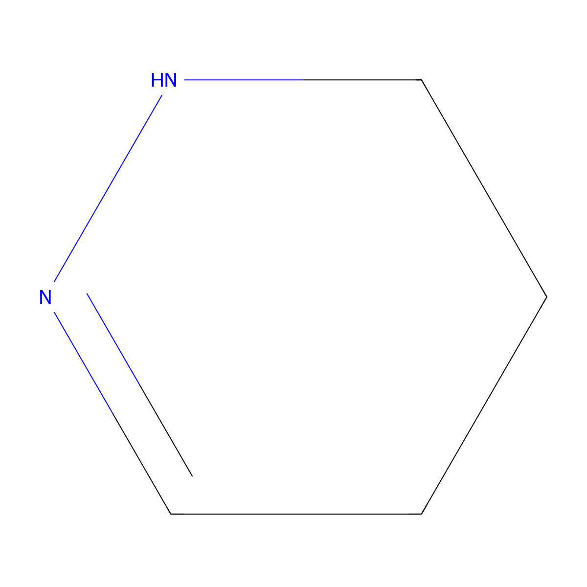 1,4,5,6-Tetrahydropyridazine molecular structure, CAS 694-06-4