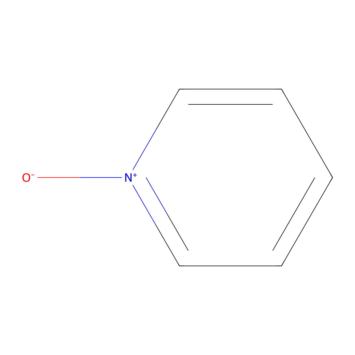 Pyridine N-Oxide molecular structure, CAS 694-59-7