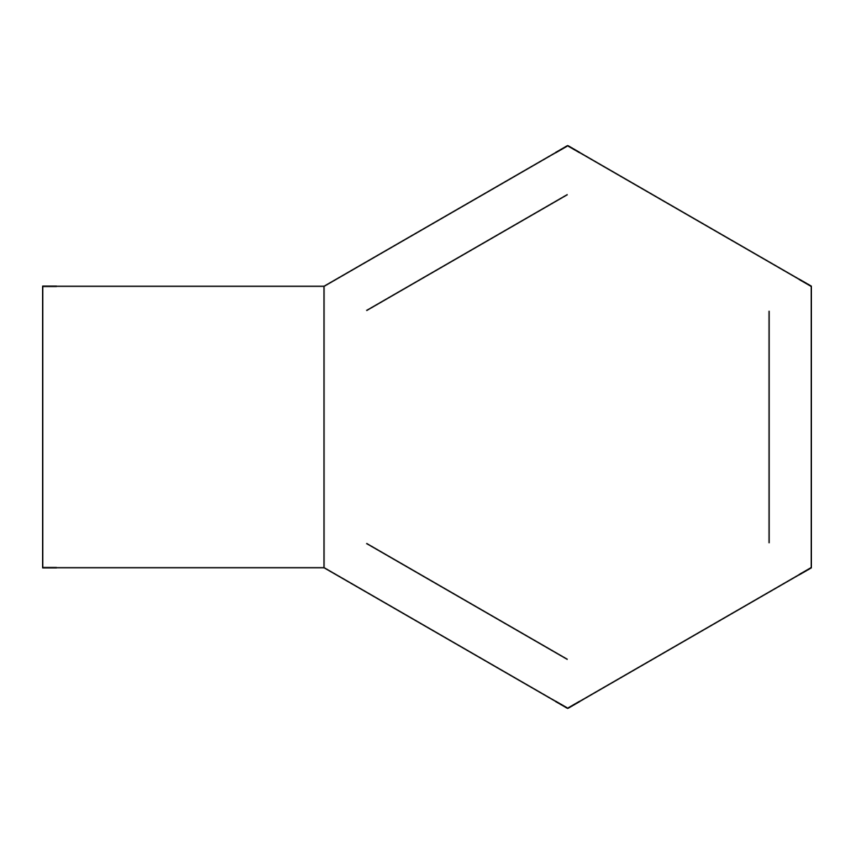 Benzocyclobutene molecular structure, CAS 694-87-1