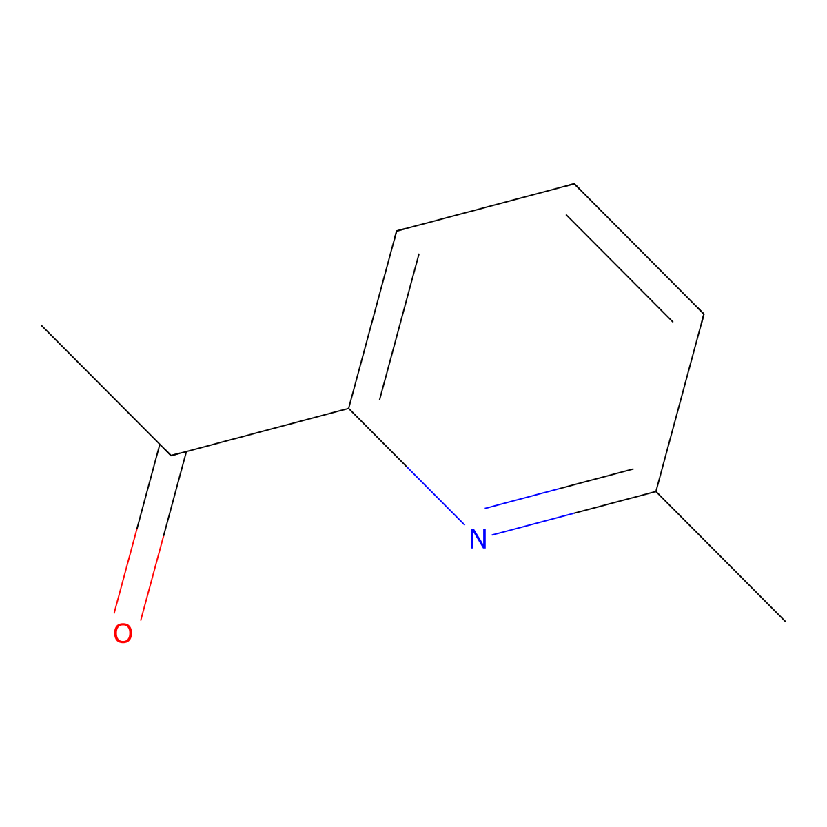 2-Acetyl-6-methylpyridine molecular structure, CAS 6940-57-4
