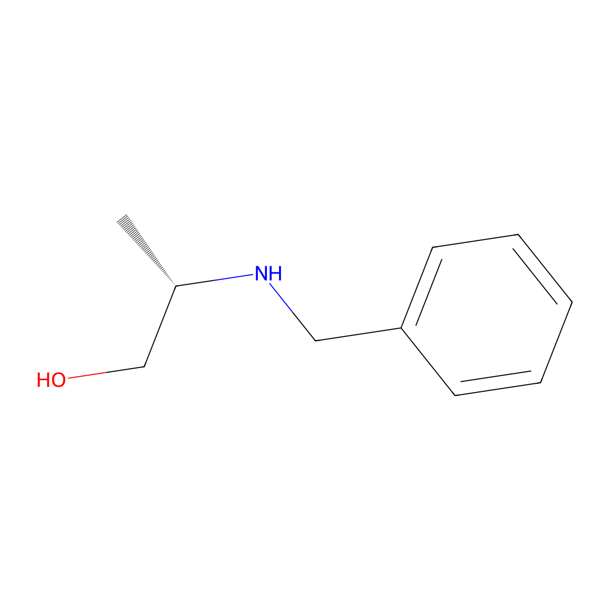 N-Benzyl-L-alaninol molecular structure, CAS 6940-80-3